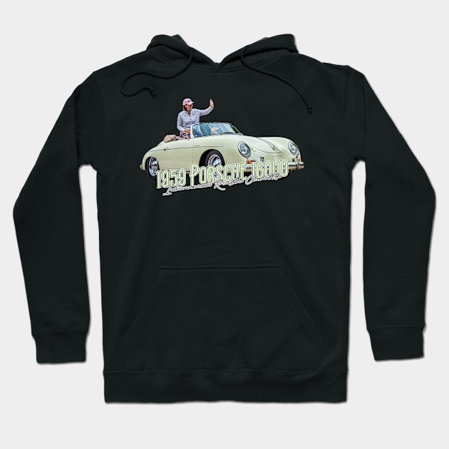 1959 Porsche 1600D Intermeccanica Roadster Convertible Hoodie by Gestalt Imagery